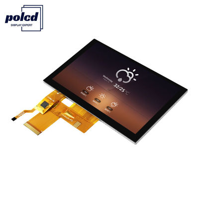 качество  Polcd 300 Nit IPS TFT LCD RGB 24 Bit 5 Inch Lcd Screen For Pc ISO9001 Фабрика