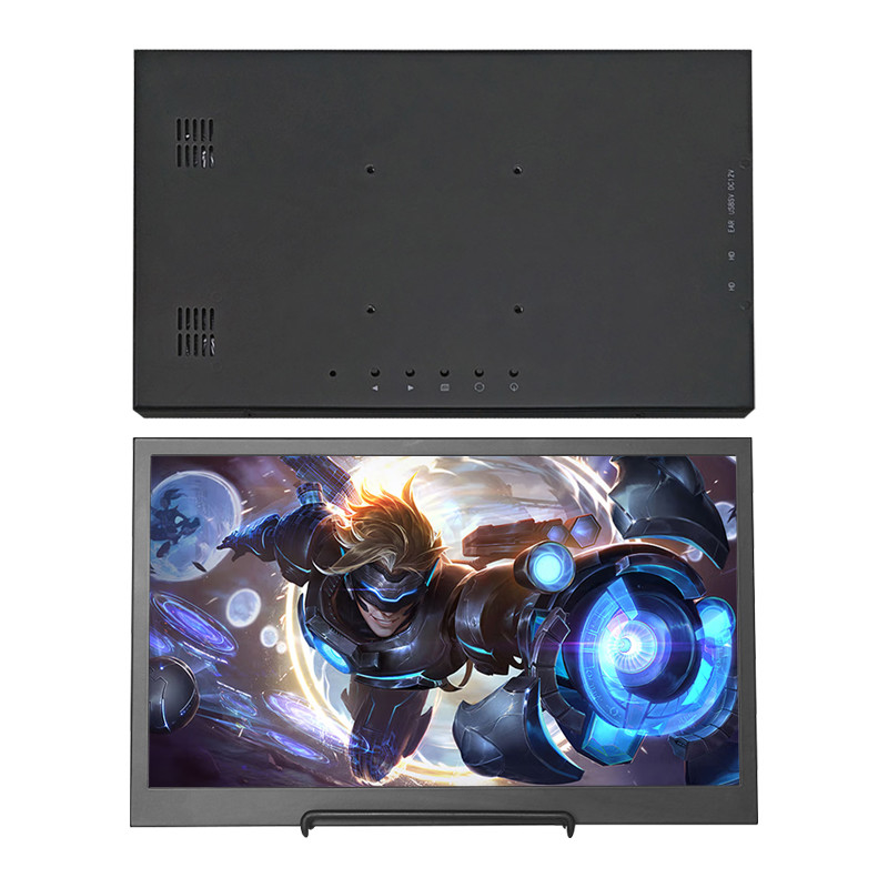 Портативный ЖК-монитор Polcd Dual Type C 15,6-дюймовый светодиодный дисплей 3840x2160