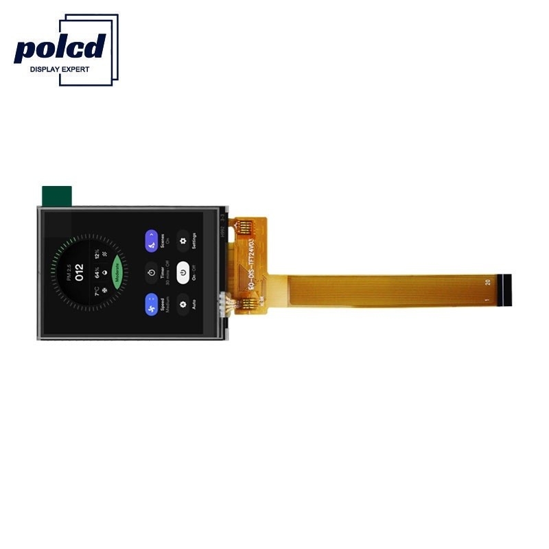 Направление просмотра Polcd 12 0' часы красит экранные дисплеи небольшое 2.4inch касания 262k
