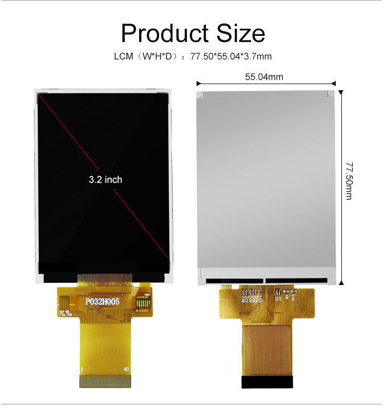 Polcd 3,5 дюйма 240x320 пикселей Малый TFT дисплей 320x480 ILI9488 Дисплей IC