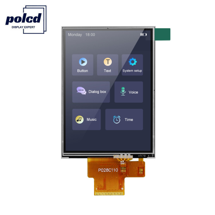 Polcd 260 Nit 240x320 Lcd 2,8-дюймовая сенсорная панель ST7789V Lcd 4 Wire SPI