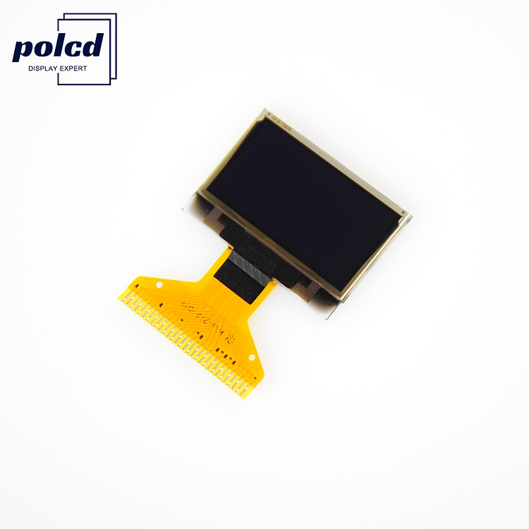 Polcd цвет индикаторной панели 64x128 0,96 дюймов OLED белый для умного прибора носки дозора