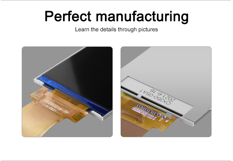 3.5 дюймовый модуль панели LCD 320x480 RGB Spi интерфейс полный цвет Tft Lcm дисплей Polcd