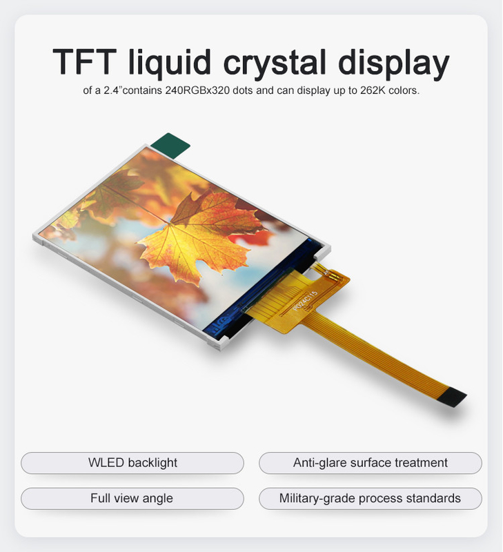 Polcd RoHS 2,4-дюймовый ЖК-дисплей Tft ST7789V3 TFT LCD Module 4 Wire SPI