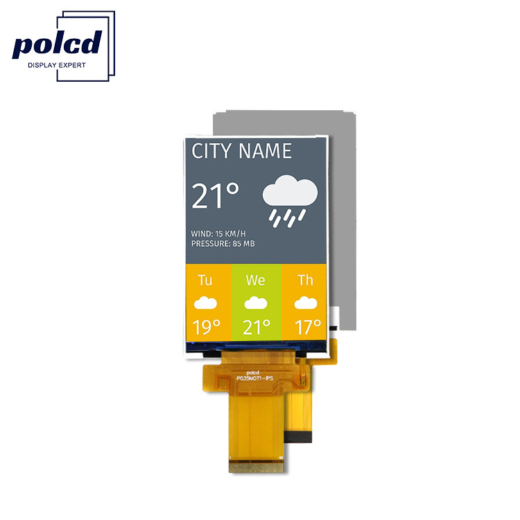 3.5 дюймовое промышленное оборудование Tft цветный LCD модуль Ips Mcu Spi интерфейс