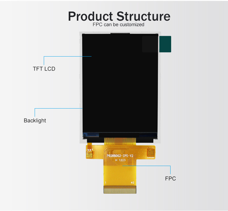 БИТ Polcd MCU 9 2,8 реклама экрана цвета дисплея 240X320 Tft LCD дюйма Tft