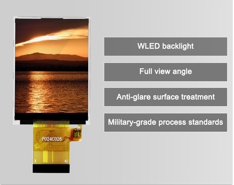 Polcd ST7789V 2,4 дюйма Tft дисплей 12 0'CLOCK 240x320 tft LCD панель экрана