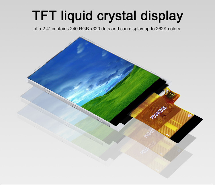 Polcd ST7789V 2,4 дюйма Tft дисплей 12 0'CLOCK 240x320 tft LCD панель экрана