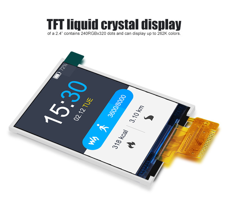 Polcd 300 Nit 2.4 Tft Spi 240x320 3 Wire 2 Line Spi Lcd Module Tft