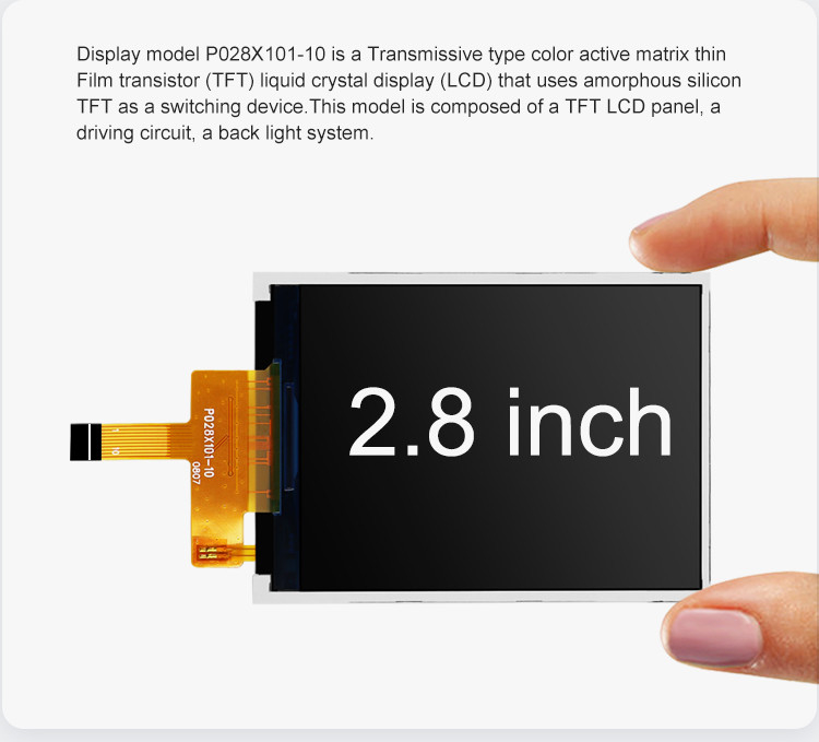 Polcd ST7789V 2,8-дюймовый экран Ips 12 0'CLOCK TFT LCD Module ISO9001