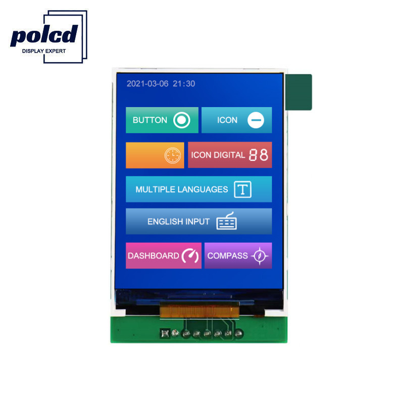 Polcd RoHS Color 262K Lcd Tft 2,4-дюймовая сенсорная панель ST7789V2 Tft