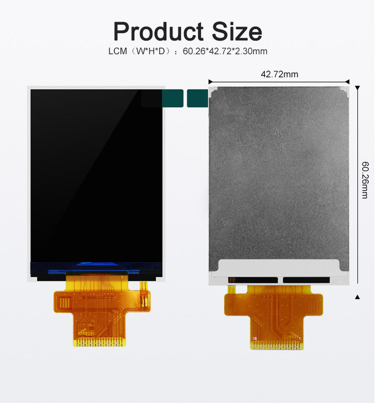 Polcd ST7789V2 2.4 Tft Дисплей Цвет 262K TFT LCD Модуль 48,96 мм TFT LCD