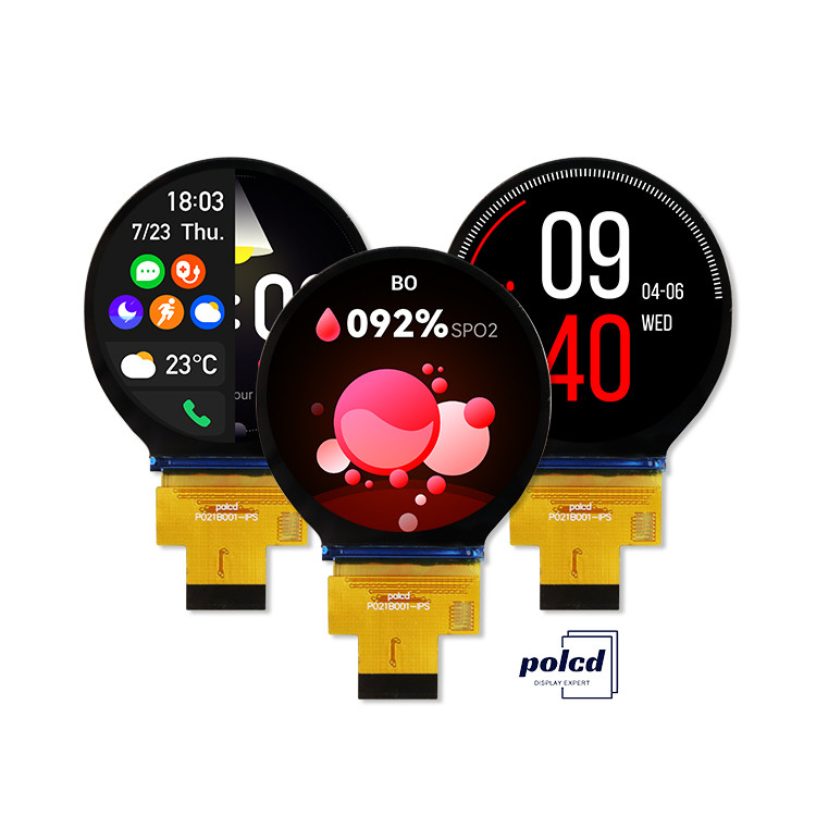 Polcd 2,1-дюймовый IPS Малый Круглый ЖК-дисплей 480*480 Mipi интерфейс ST7701S Круг Круговой TFT дисплейный модуль