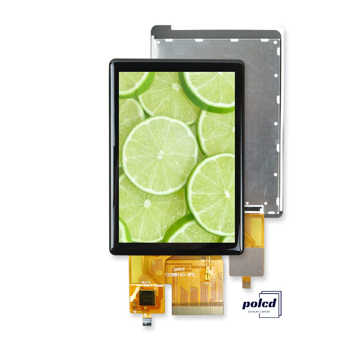 Polcd высокая яркость 500nit 2,8 дюйма LCD экран 240x320 IPS все углы просмотра CTP Капацитивный сенсорный TFT дисплей