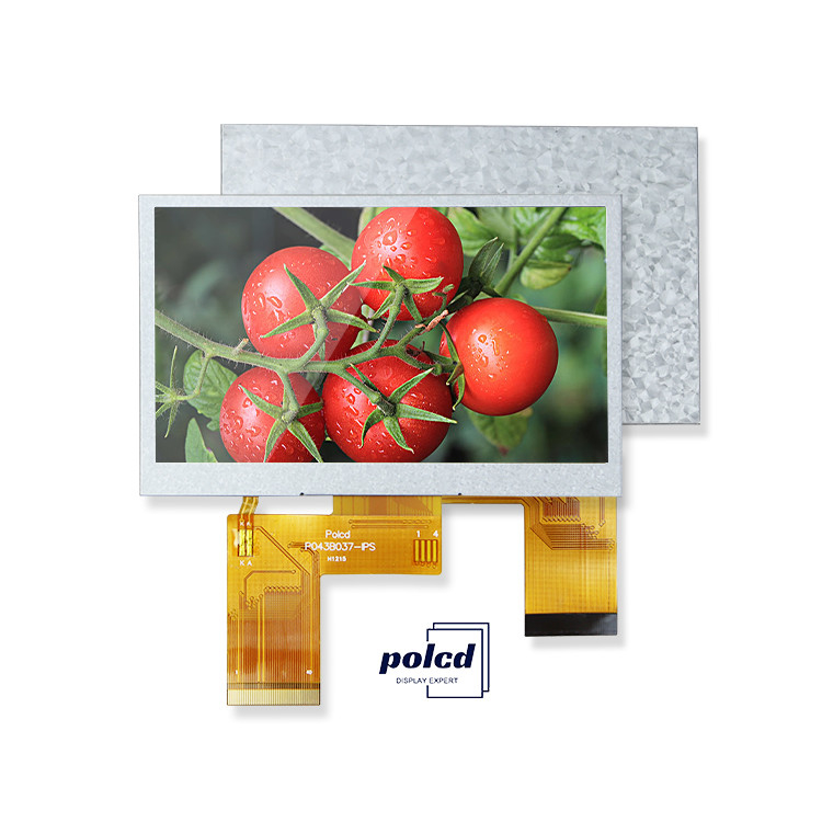Polcd 4,3-дюймовый индивидуальный ЖК-экран 480x272 Промышленный передающий MCU SPI 4,3-дюймовый IPS панель TFT дисплей