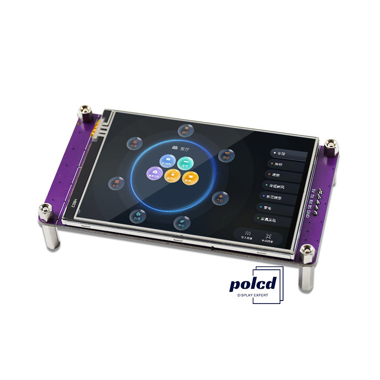 Polcd 3,5 дюйма высокое разрешение 480 * 320 HMI сенсорная панель TFT LCD модуль с панелью управления