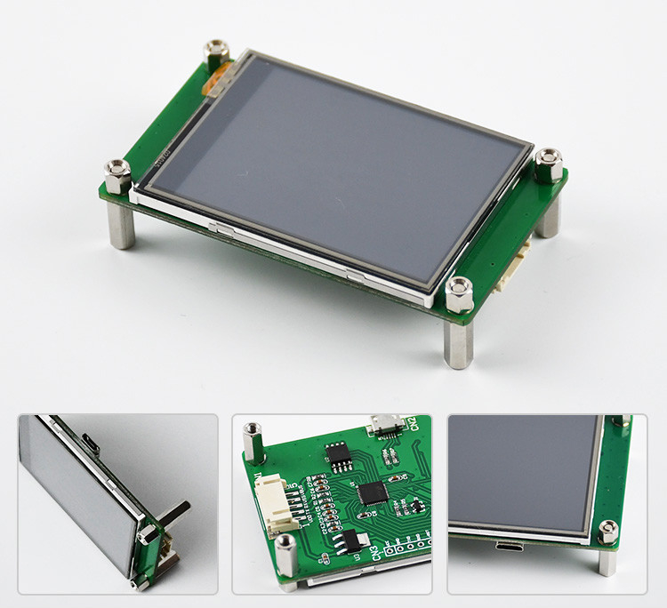 Polcd 2.4 дюймовый Tft LCD Модуль 240 * 320 Hmi Uart Порт Умный LCD дисплей Промышленное сопротивление сенсорный экран