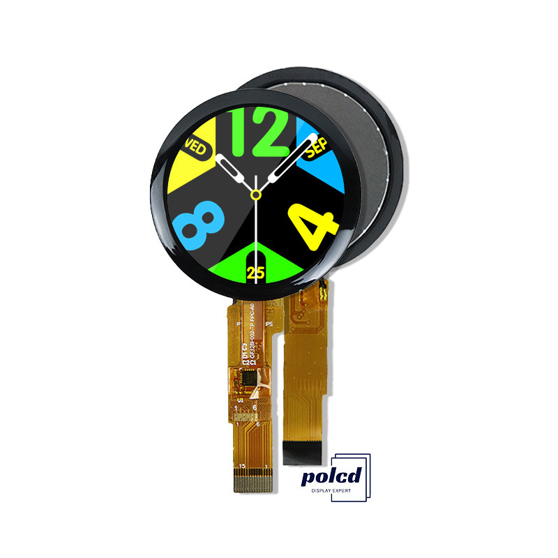 Polcd круглый 240*240 1,28 1,3 дюйма сенсорный Tft Lcd дисплей SPI интерфейс GC9A01 Драйвер IC IPS экран