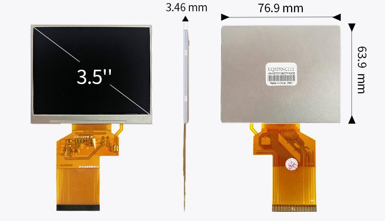 LQ035NC111 3,5-дюймовый ЖК-модуль 320x240 Rgb Spi интерфейс 54-контактный цветный TFT дисплей