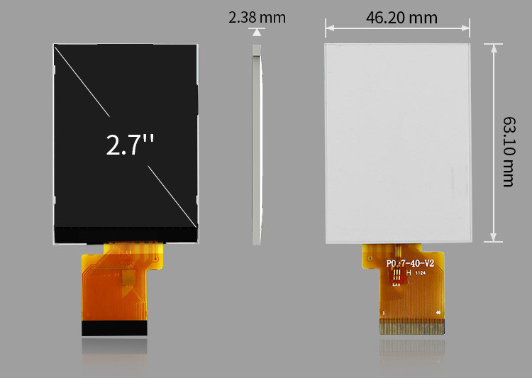 Polcd ILI8961 2.7 Tft Lcd 960X240 TFT ЖК-дисплей RGB 8 бит 6 0'CLOCK