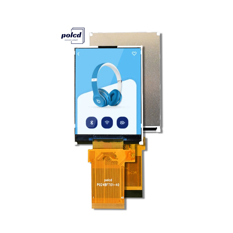 Polcd 2,4 дюйма LCM Модуль Трансфлективный SPI MCU Сварка 20pin Разрешение 240x320 TFT LCD экран