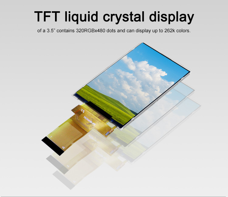 Polcd 18-битный RGB IPS TFT ЖК-дисплей 320x480 пикселей Tft Lcd 3.5