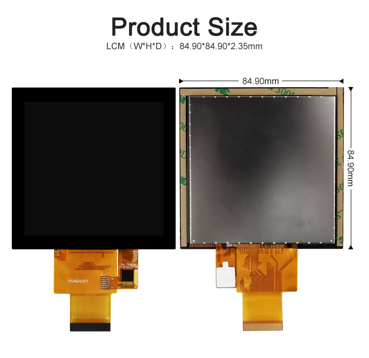 Polcd 4 дюйма LCD панель 480*480 IPS LCD дисплей высокая яркость RGB интерфейс TFT LCD модуль