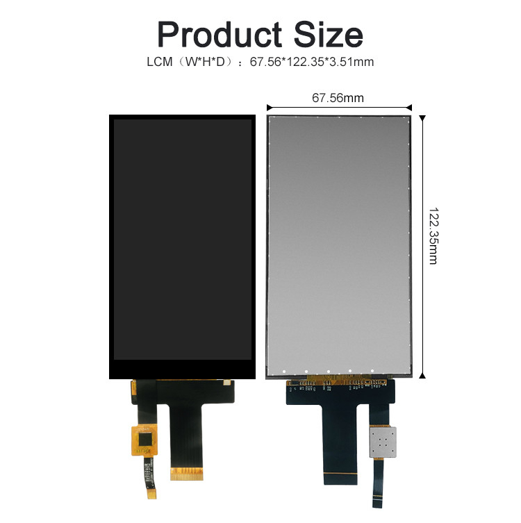 Polcd 5-дюймовая IPS панель 720x1280 HX8394-F Высокая яркость MIPI Капацитивный сенсорный 5 
