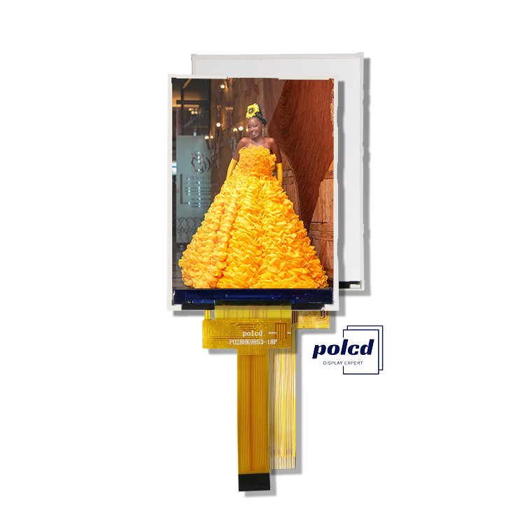 Polcd 2,8 дюймовый TFT дисплей JD9853 240*320 Разрешение 18pin 200nits TFT LCD модуль