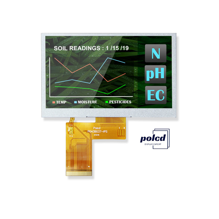 Polcd 4,3 дюйма 400 яркость 480x272 LCD IPS экран NV3041A ic MCU SPI интерфейс TFT дисплей