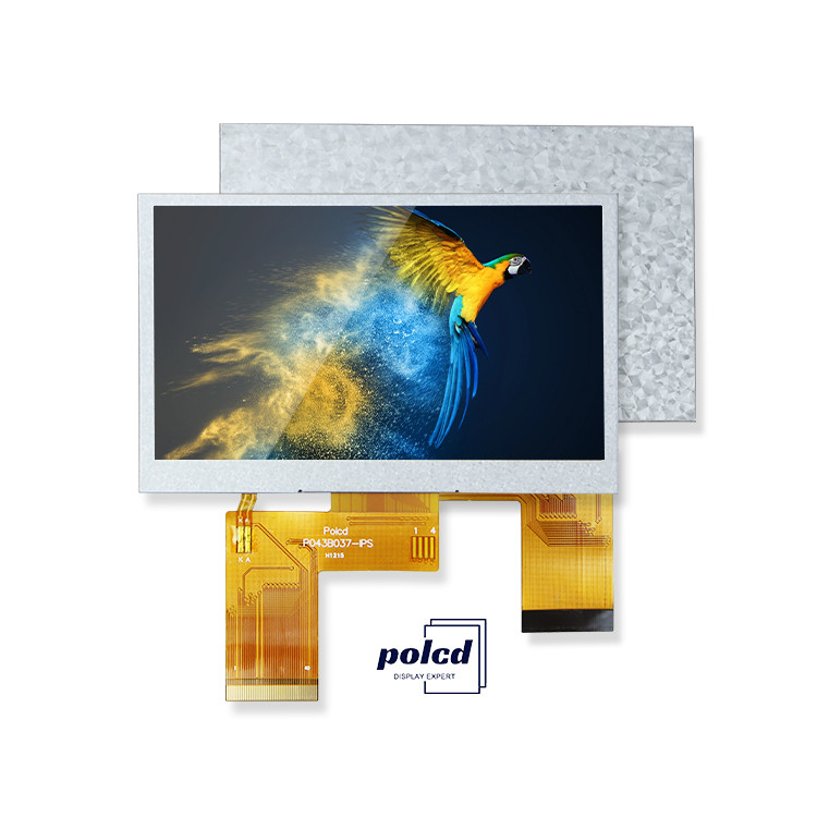 Polcd 4,3 дюйма 400 яркость 480x272 LCD IPS экран NV3041A ic MCU SPI интерфейс TFT дисплей