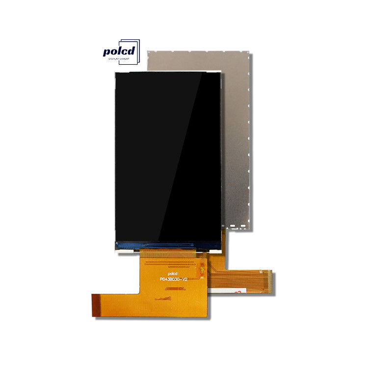 Polcd Custom 4,3-дюймовый TFT дисплейный экран 480x800 разрешение IPS полный угол обзора 45 пин 4,3-дюймовый ЖК-модуль