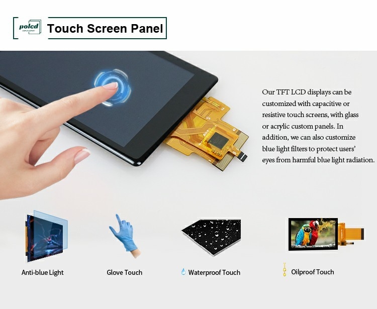 Polcd Custom 3,5 дюйма 320x480 сенсорный экран 500nit ST7796U IPS Tft LCD дисплейный модуль