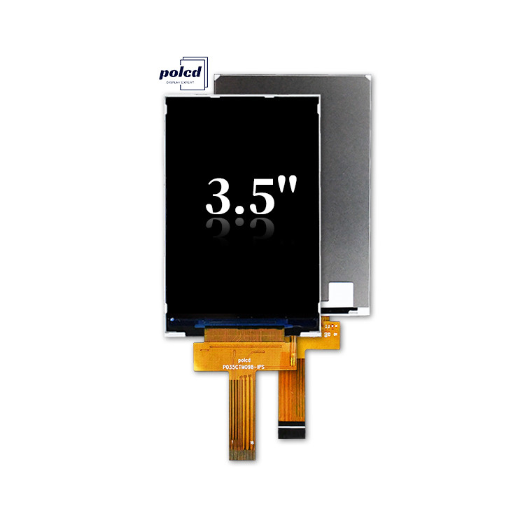Polcd 3,5 дюйма 320x480 Разрешение 350nits Mipi Интерфейс ili9488 IC Вертикальный тип 3,5'' TFT LCD дисплейный модуль