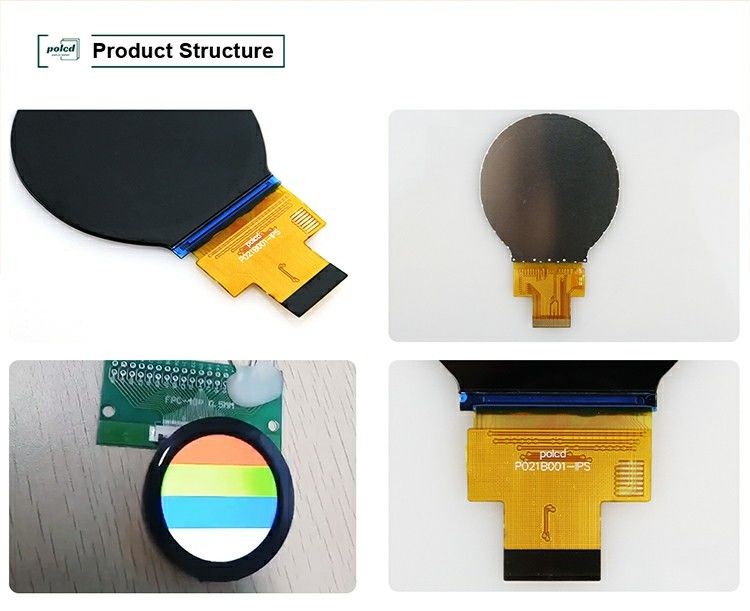 Polcd 2,1-дюймовый круглый IPS TFT ЖК-дисплей с разрешением 480x480, ЖК-модуль с интерфейсом MIPI для LCM и панели