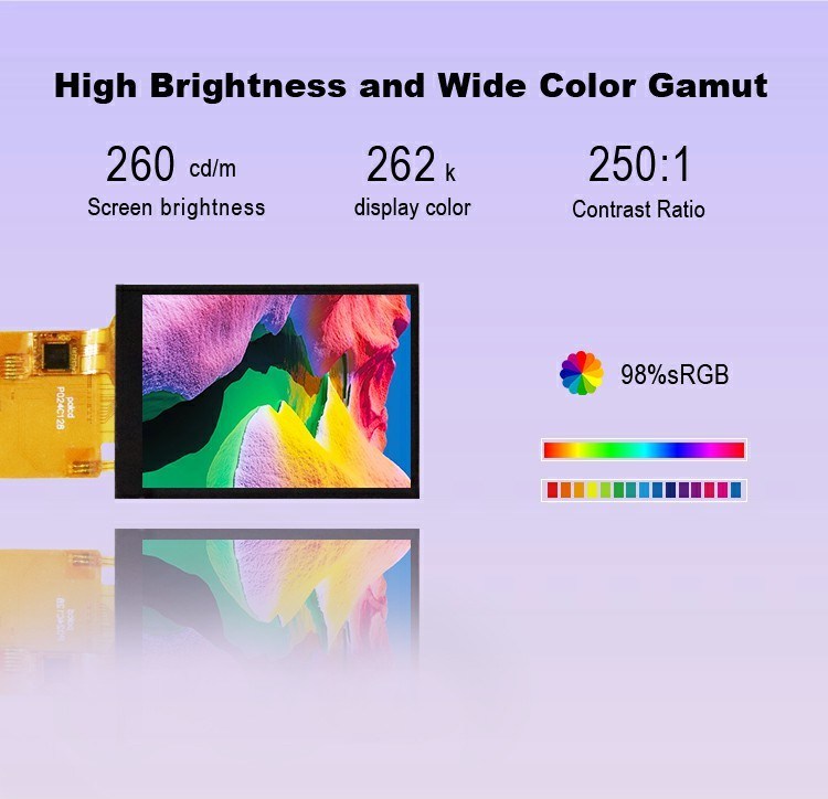 Polcd TFT 2,4 дюйма Spi интерфейс LCD 240*320 RGB Цветовой сенсорный экран ST7789V 16pin 2.4 TFT дисплей