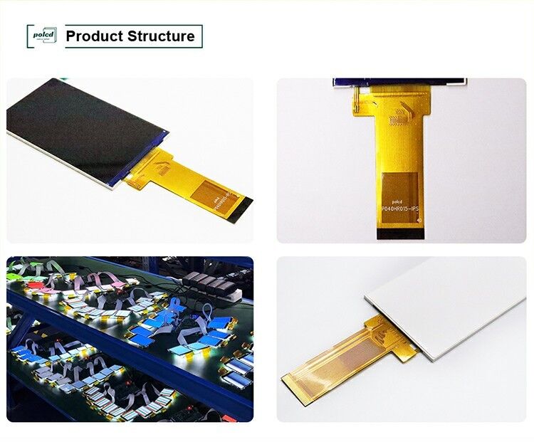 Polcd 480*800 разрешение LCD панель 4 дюйма RGB интерфейс ST7701S Ic настраиваемый TFT LCD дисплейный модуль