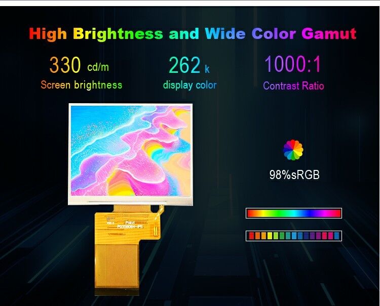 Polcd 3,5 дюйма TFT LCD дисплей 320x240 SPI RGB интерфейс и цветный квадратный экран LCD модули