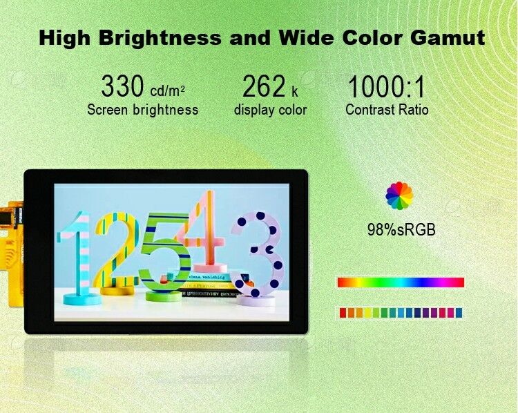 Polcd 5 дюймовый TFT LCD модуль 720 * 1280 IPS угол просмотра Капацитивная сенсорная панель LCD дисплей