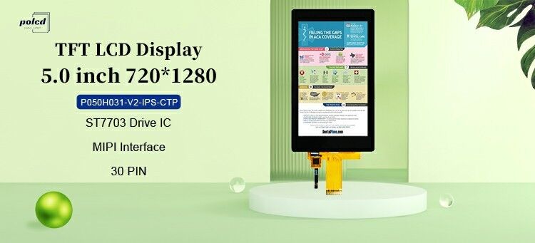 Polcd 5 дюймовый Industrial Touch LCD IPS широкий угол обзора ST7703 ic 5 дюймовый 720x1280 TFT LCD панель