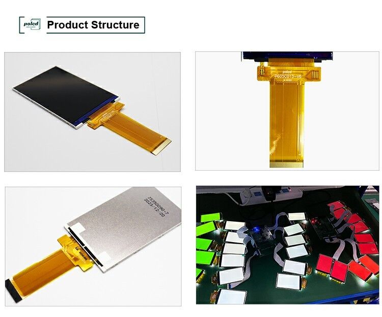 Polcd 3,5 дюймовый LCD сенсорный дисплей Экран 320 * 480 SPI MCU интерфейс IPS полный вид сенсорный модуль
