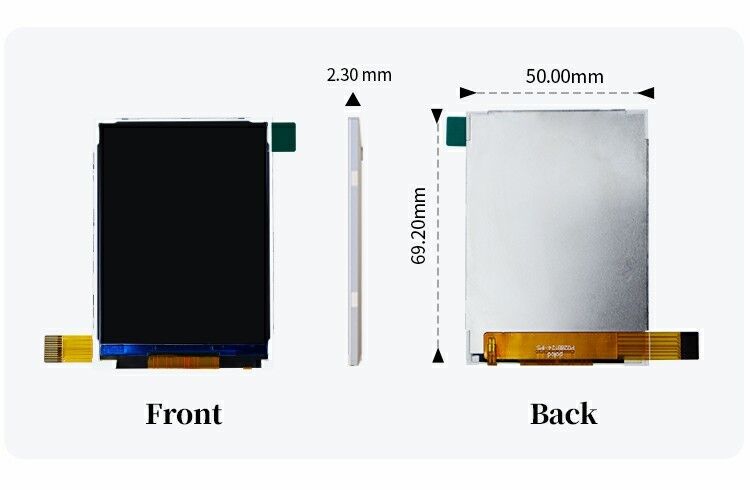 Polcd 2,8 дюймовый ЖК-модуль 240x320 ST7789V SPI Интерфейс 14 пин 2,8 TFT дисплей ЖК-экрана