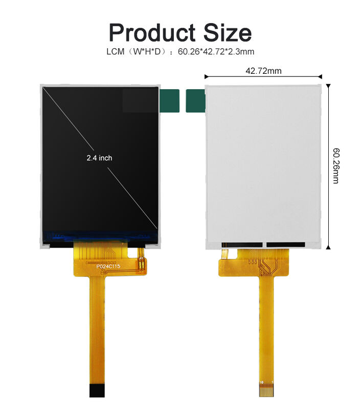 Polcd 260 Nit HD TFT дисплей 240x320, 4-проводной SPI интерфейс, 2.4-дюймовый TFT ЖК-дисплей
