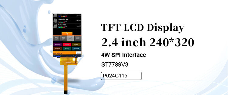 Polcd RoHS 2,4 дюйма LCD Tft дисплей ST7789V3 TFT LCD модуль 4 провода SPI 240x320 Tft экран