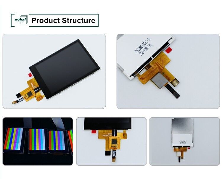 2.8 дюйма 178° Ips Tft Капацитивный сенсорный экран полный угол просмотра Spi интерфейс