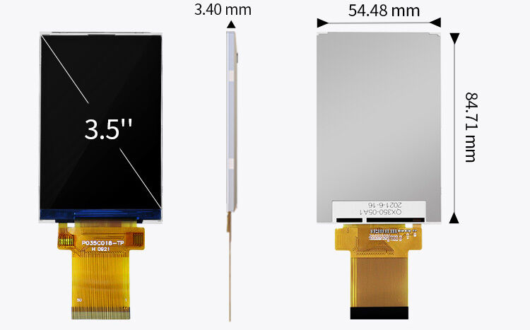Polcd Mcu Rgb Spi интерфейс Tft LCD сенсорный экран ILI9488 3,5 дюйма Tft LCD 320x480