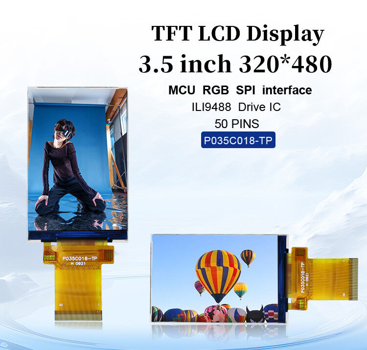 Polcd Mcu Rgb Spi интерфейс Tft LCD сенсорный экран ILI9488 3,5 дюйма Tft LCD 320x480