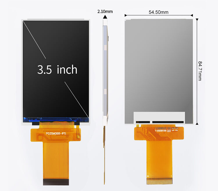Polcd 3,5 дюйма TFT LCD дисплей 320*480 IPS Full View LCD дисплей Модули экрана для будильника