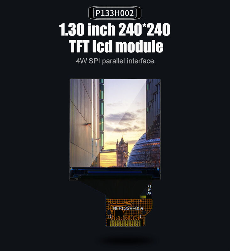 Квадратный ЖК-дисплей Polcd, производитель, малый размер, 240*240, интерфейс SPI, IPS TFT, 1,3-дюймовая ЖК-панель