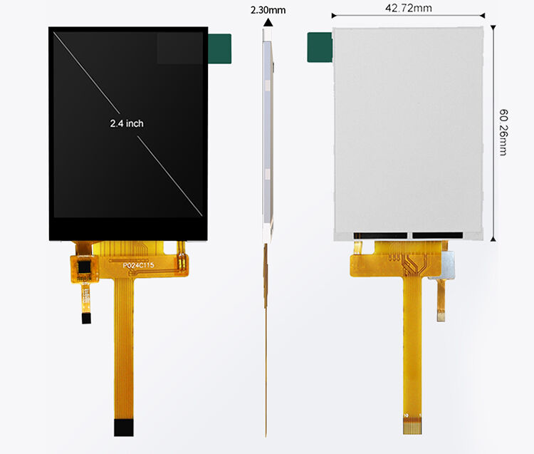 Polcd Маленький сенсорный ЖК-модуль 2,4